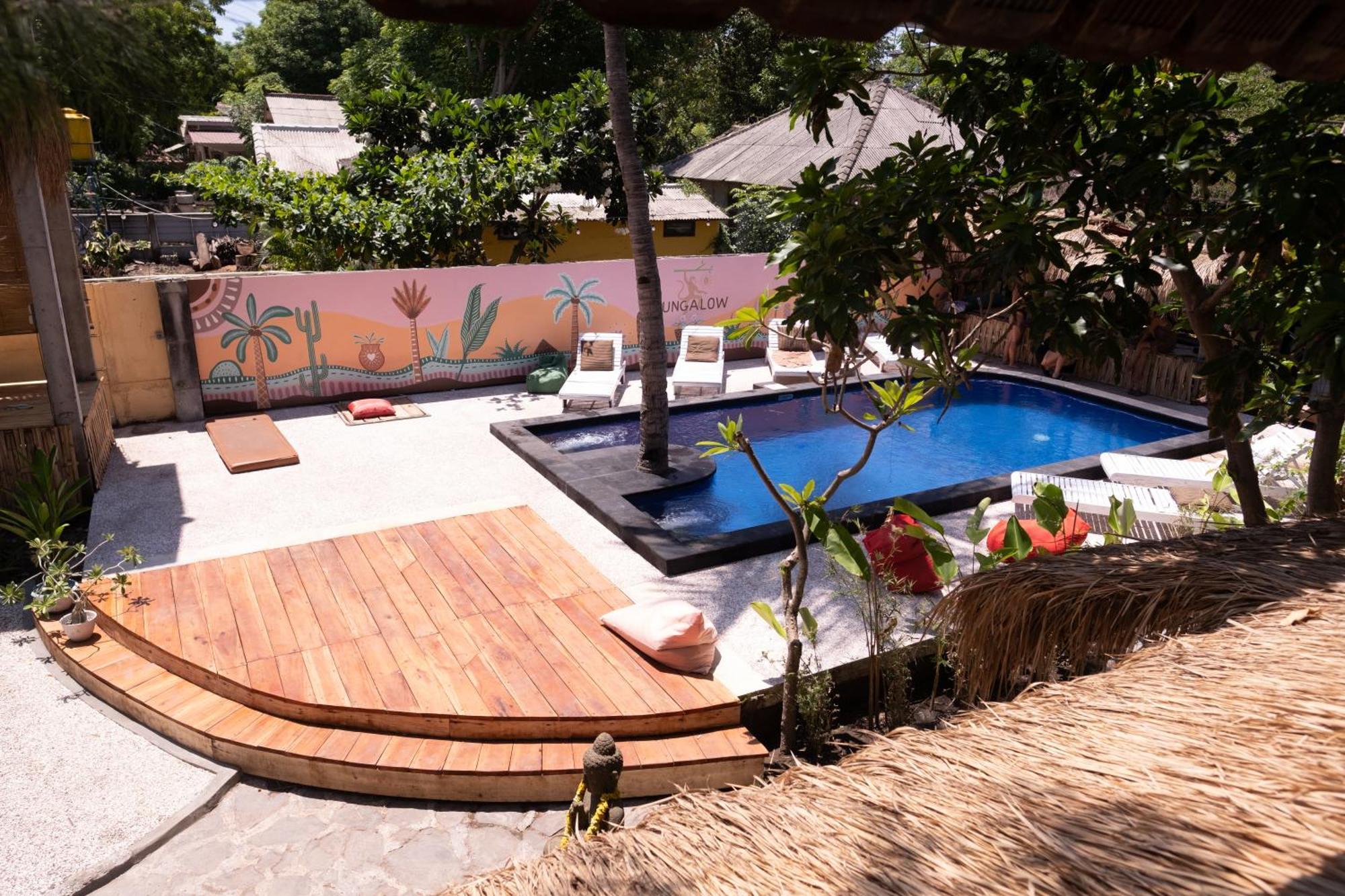 Jungalow Gili Trawangan Exterior foto
